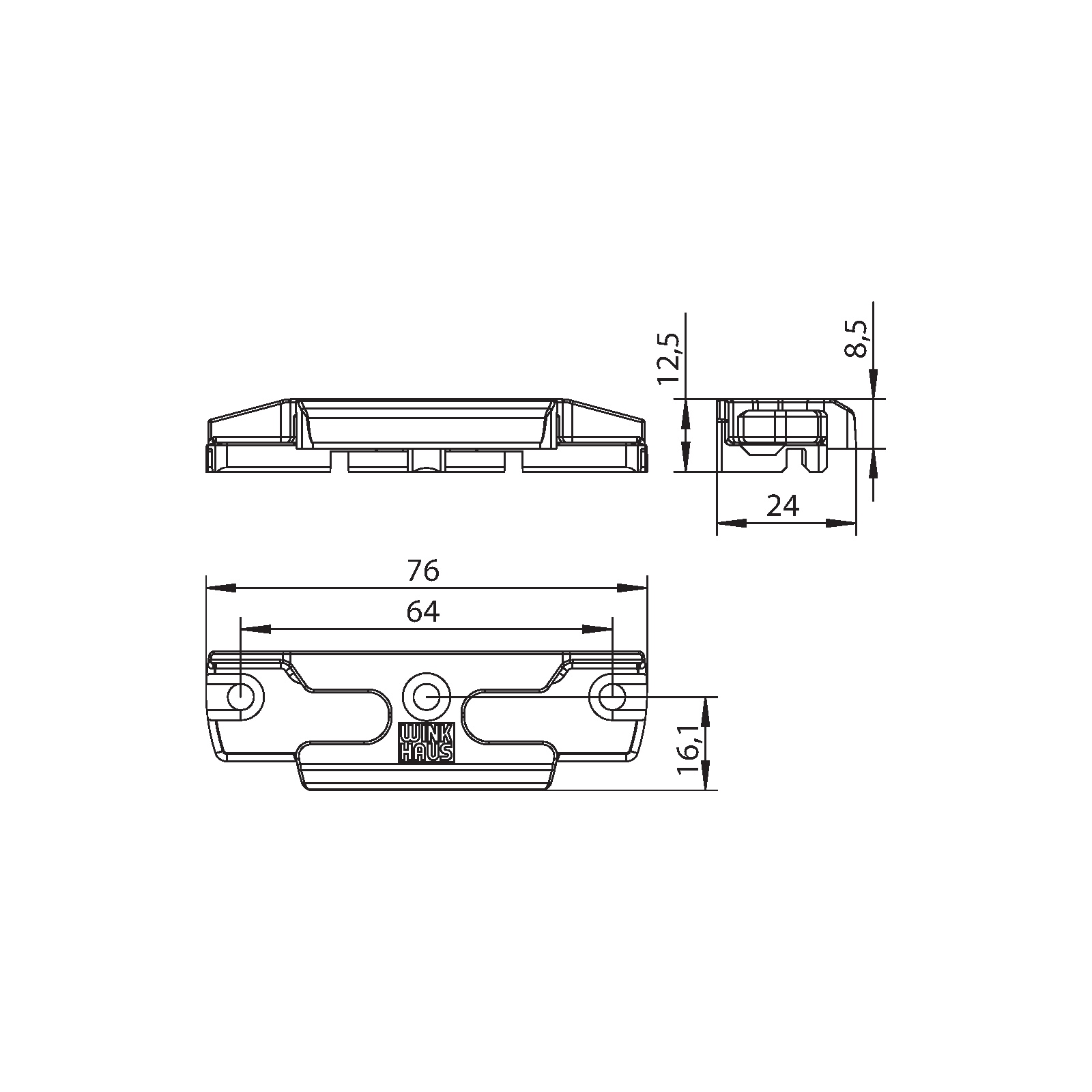 Winkhaus Sicherheitsschließblech SBS.K.160.S16.WK2