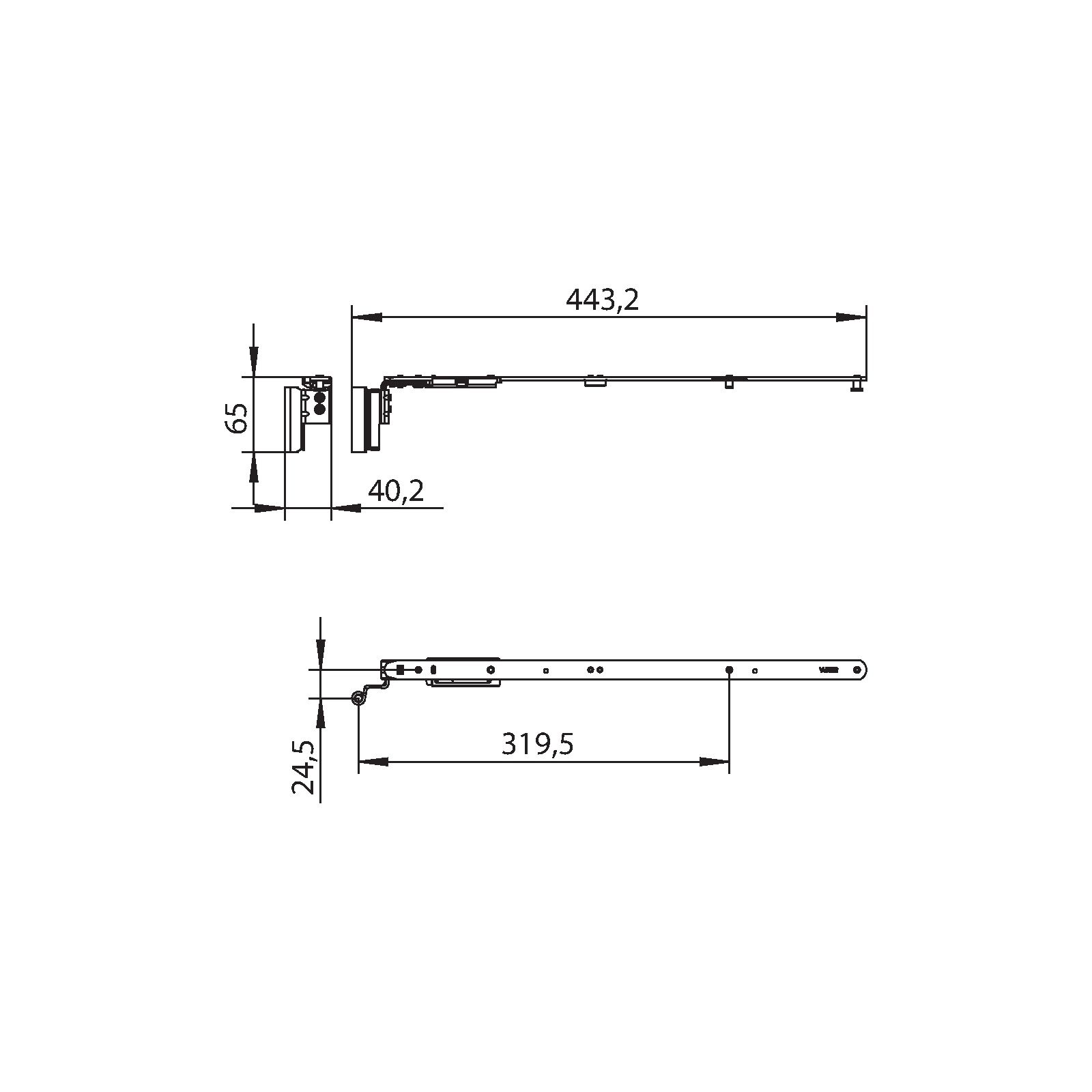 Winkhaus Schere SC2.PA.20-13.LS.F9