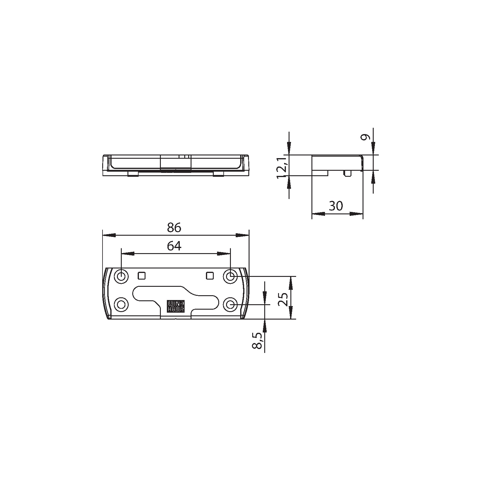 Winkhaus Sicherheitsschließblech SBS.K.PAB.166.P8.RS