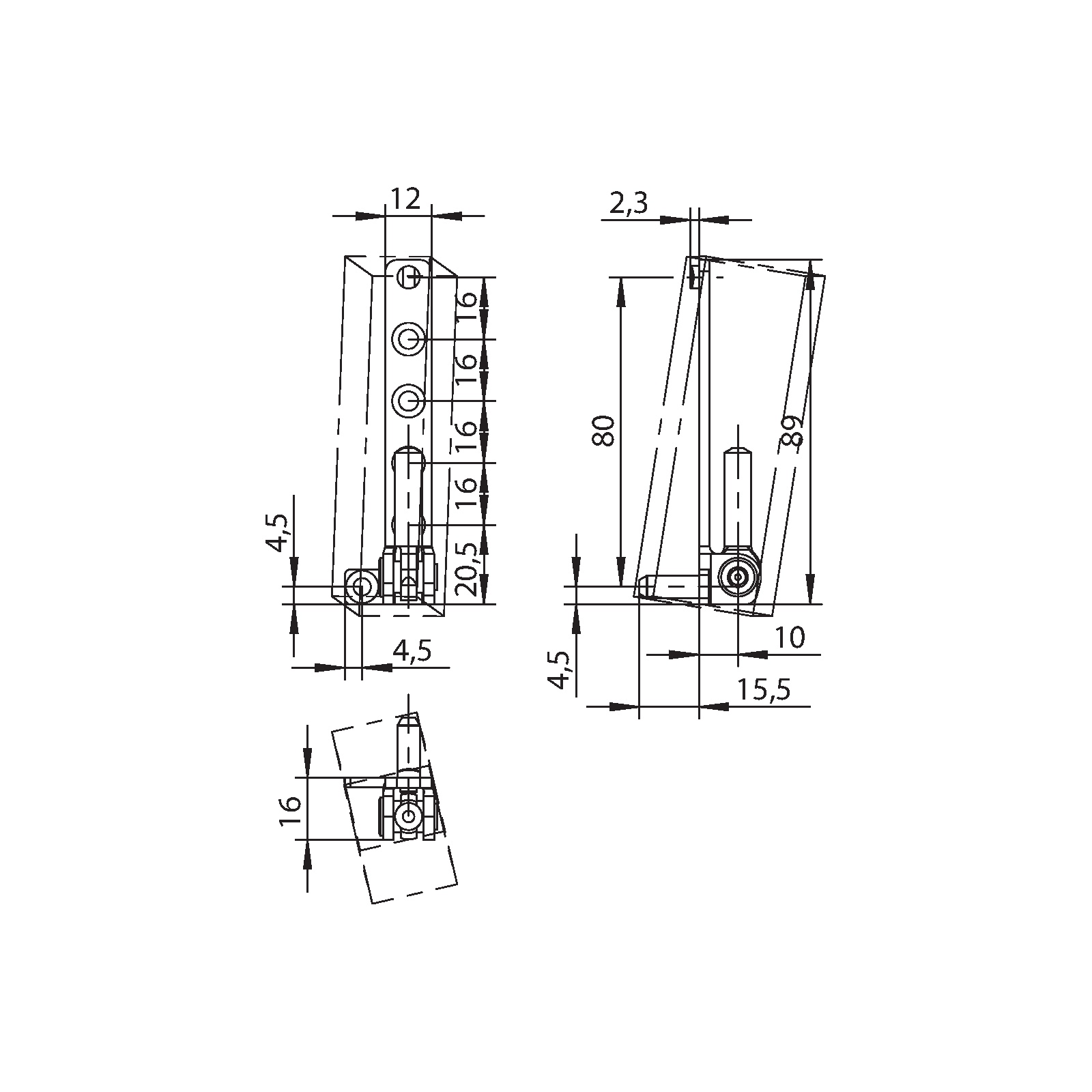 Winkhaus Ecklager ESVW-6-3-16.RS.KT