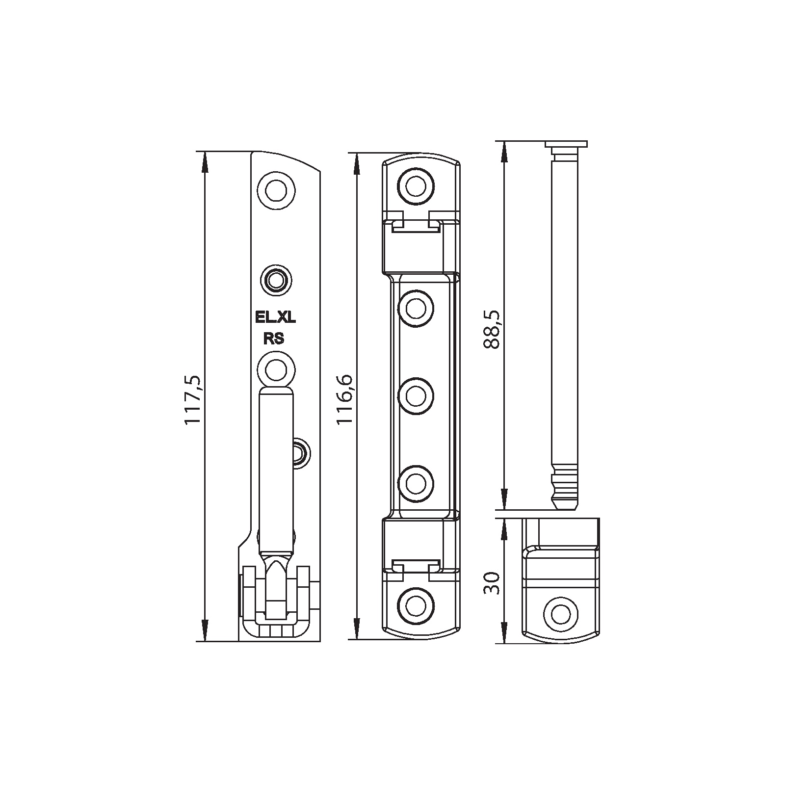 Winkhaus Garnitur RXL.BS.RS.F9