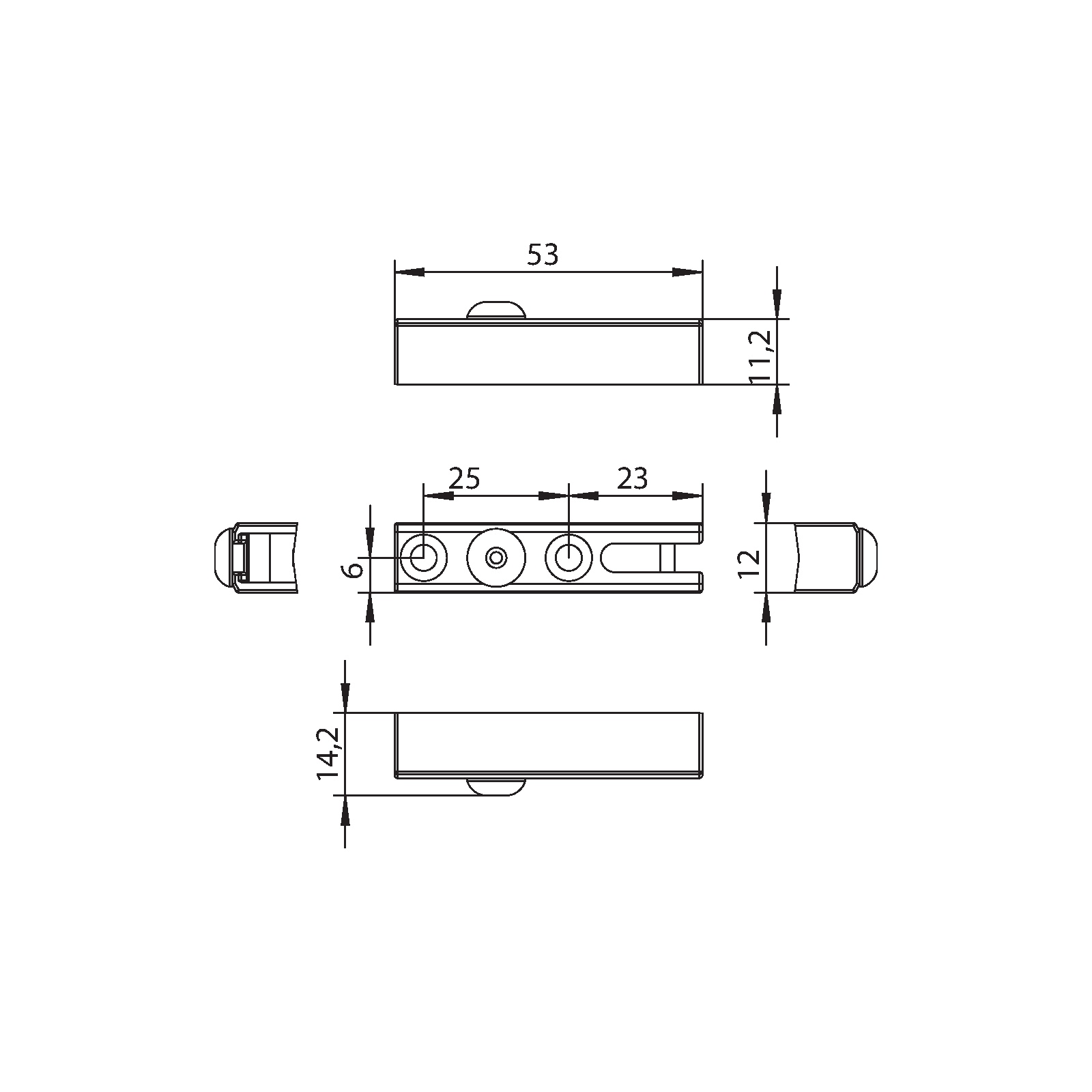 Winkhaus Schließblech SBS.K.S.252