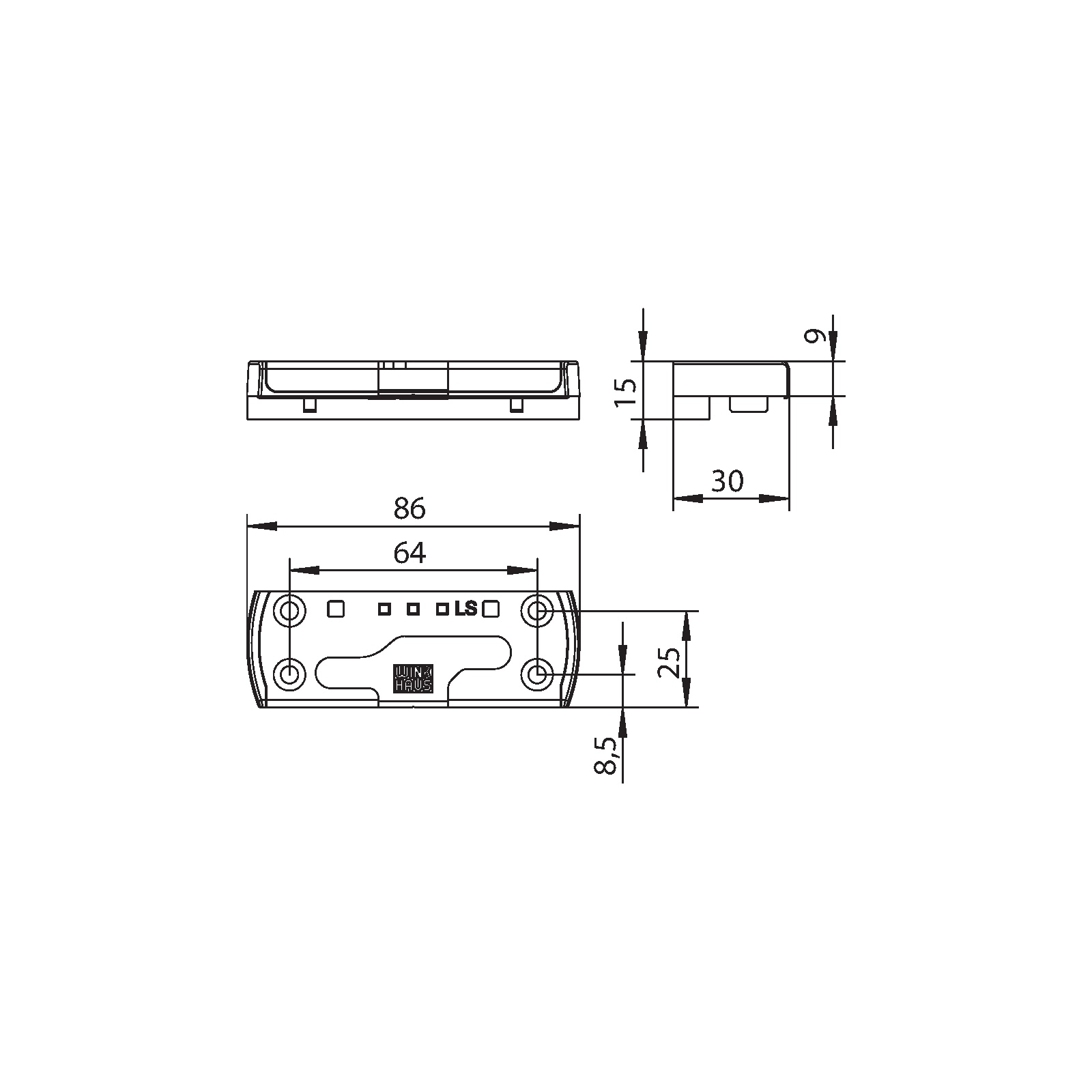 Winkhaus Sicherheitsschließblech SBS.K.PAB.1.LS