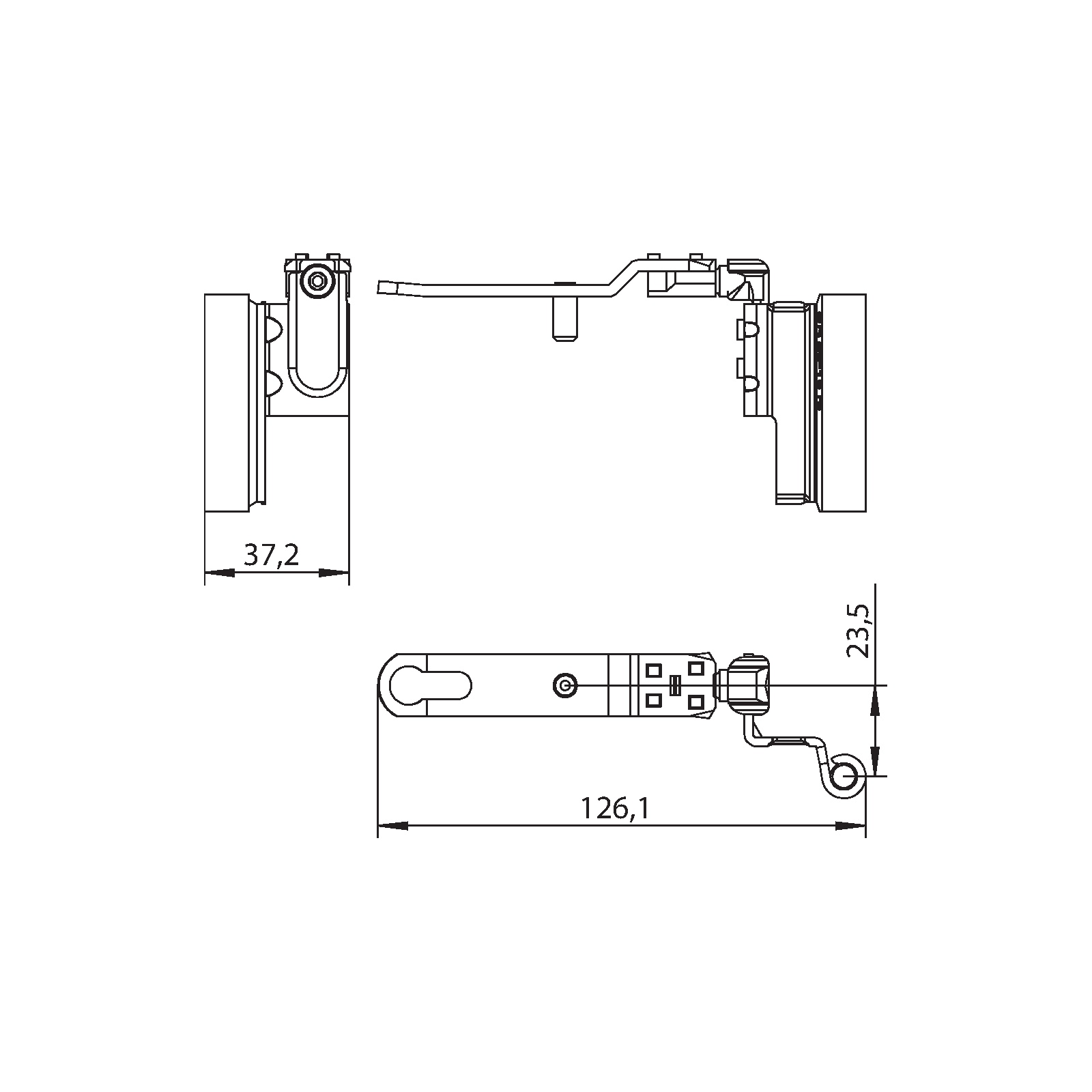 Winkhaus Kipplagerband KLB.20-13.RS.LK.GR