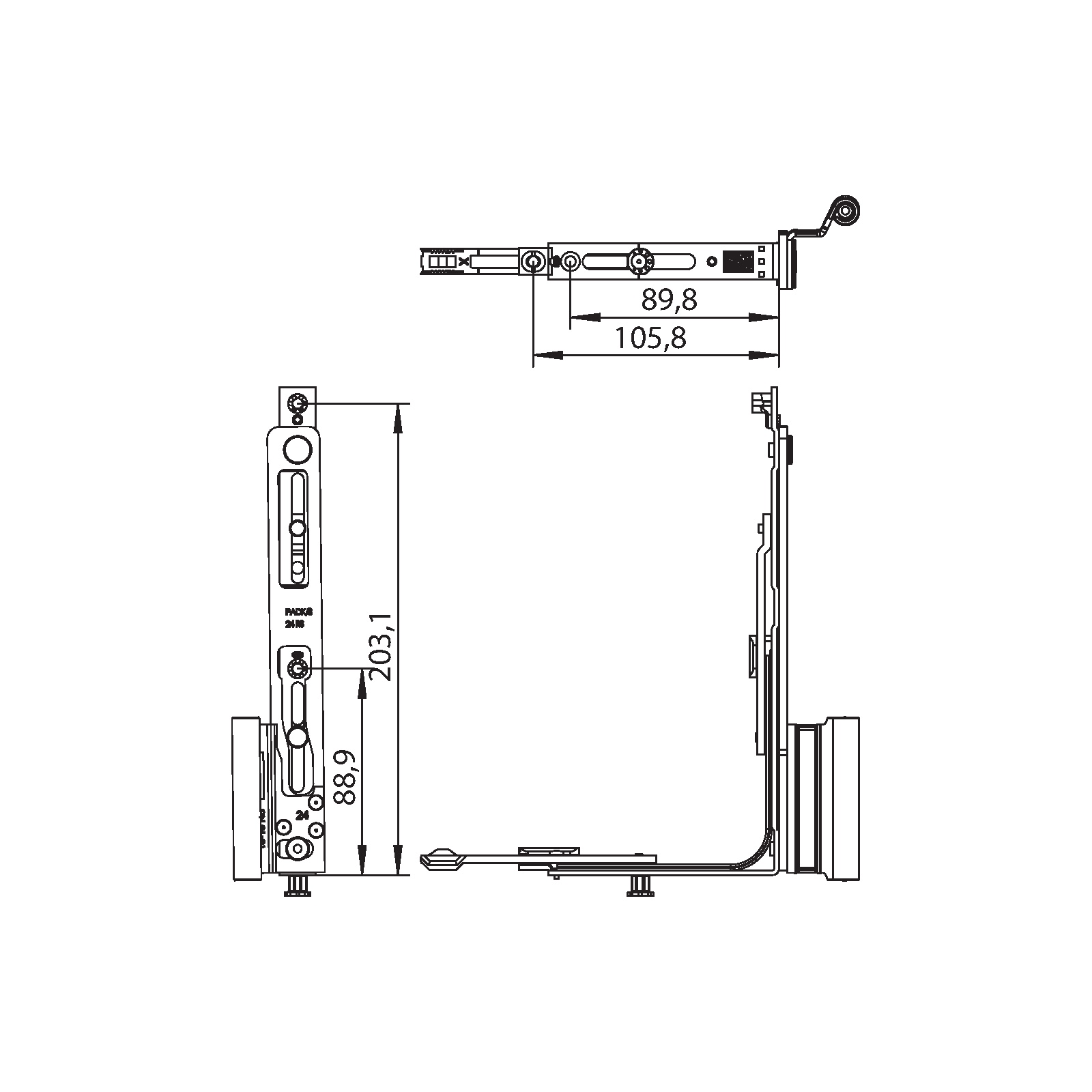 Winkhaus Flügellager FL.C.PADK.18-13-24.RS.F9