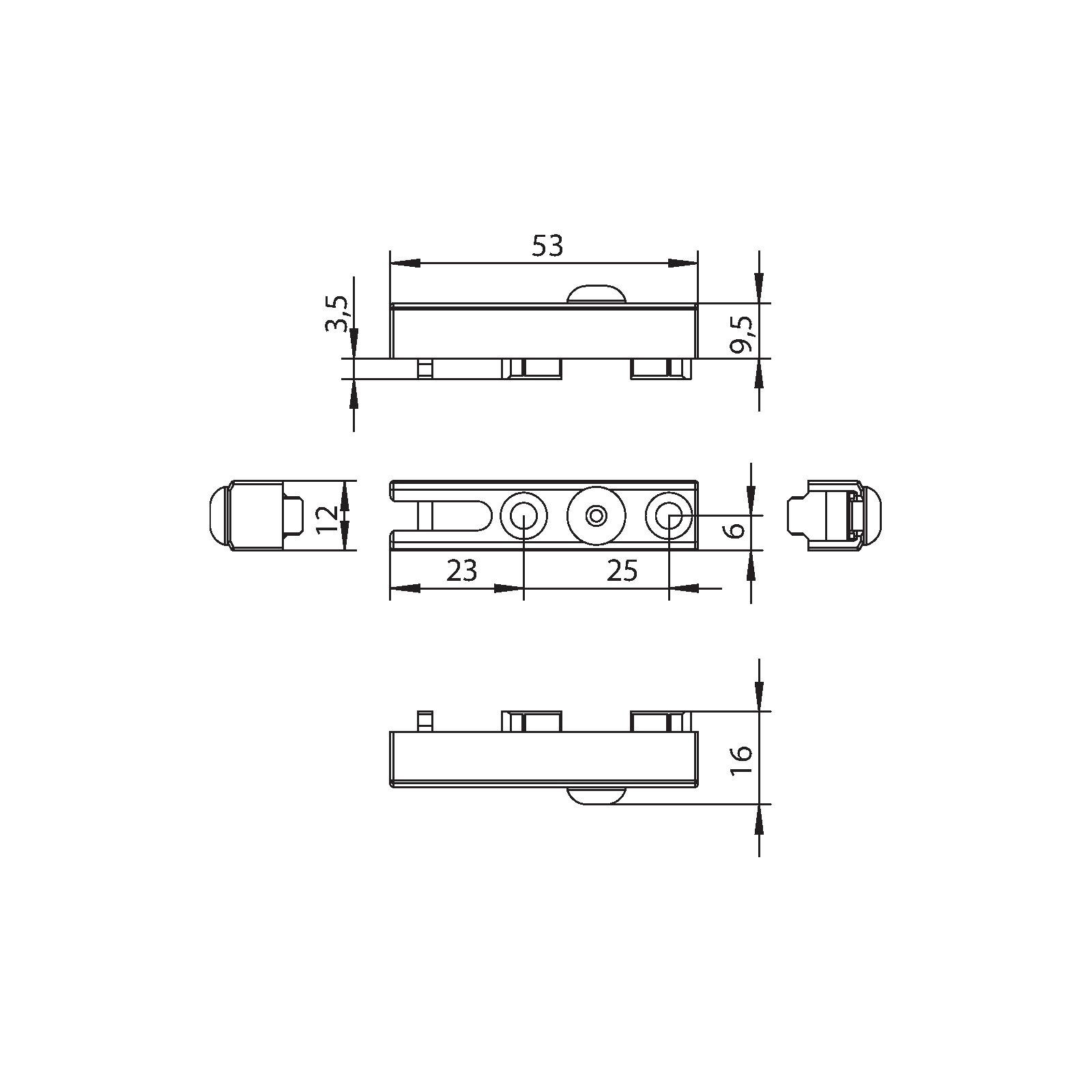 Winkhaus Schließblech SBS.K.S.152