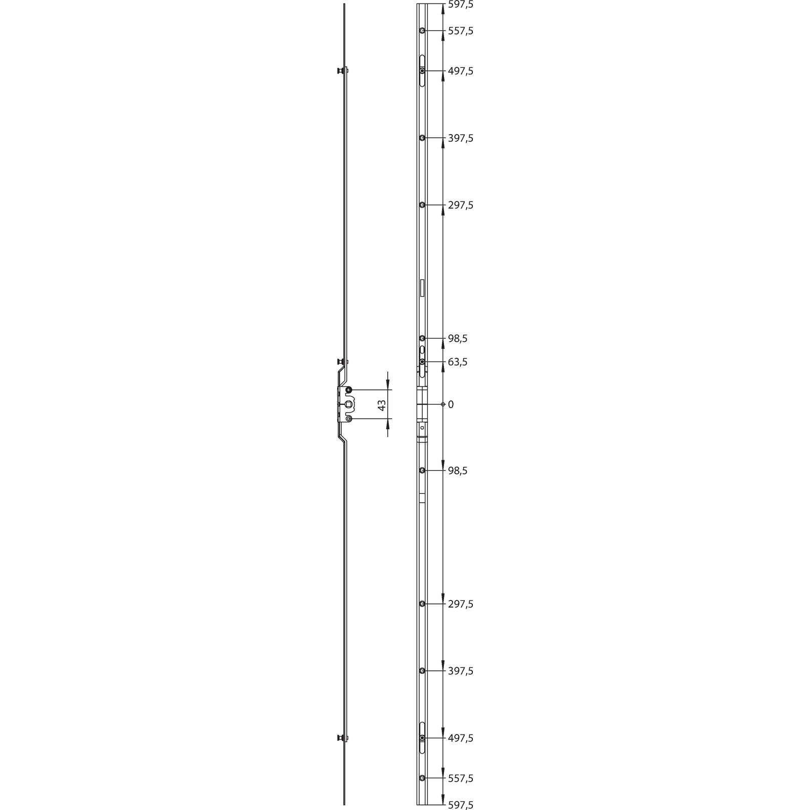 Winkhaus V.Getriebe GVMC.1200-3.D7,5