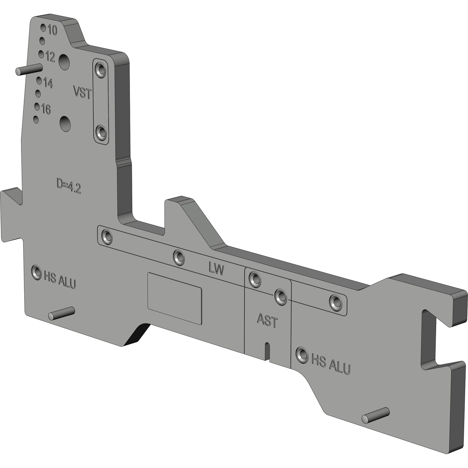 Winkhaus Lehre Laufwagen PPSK