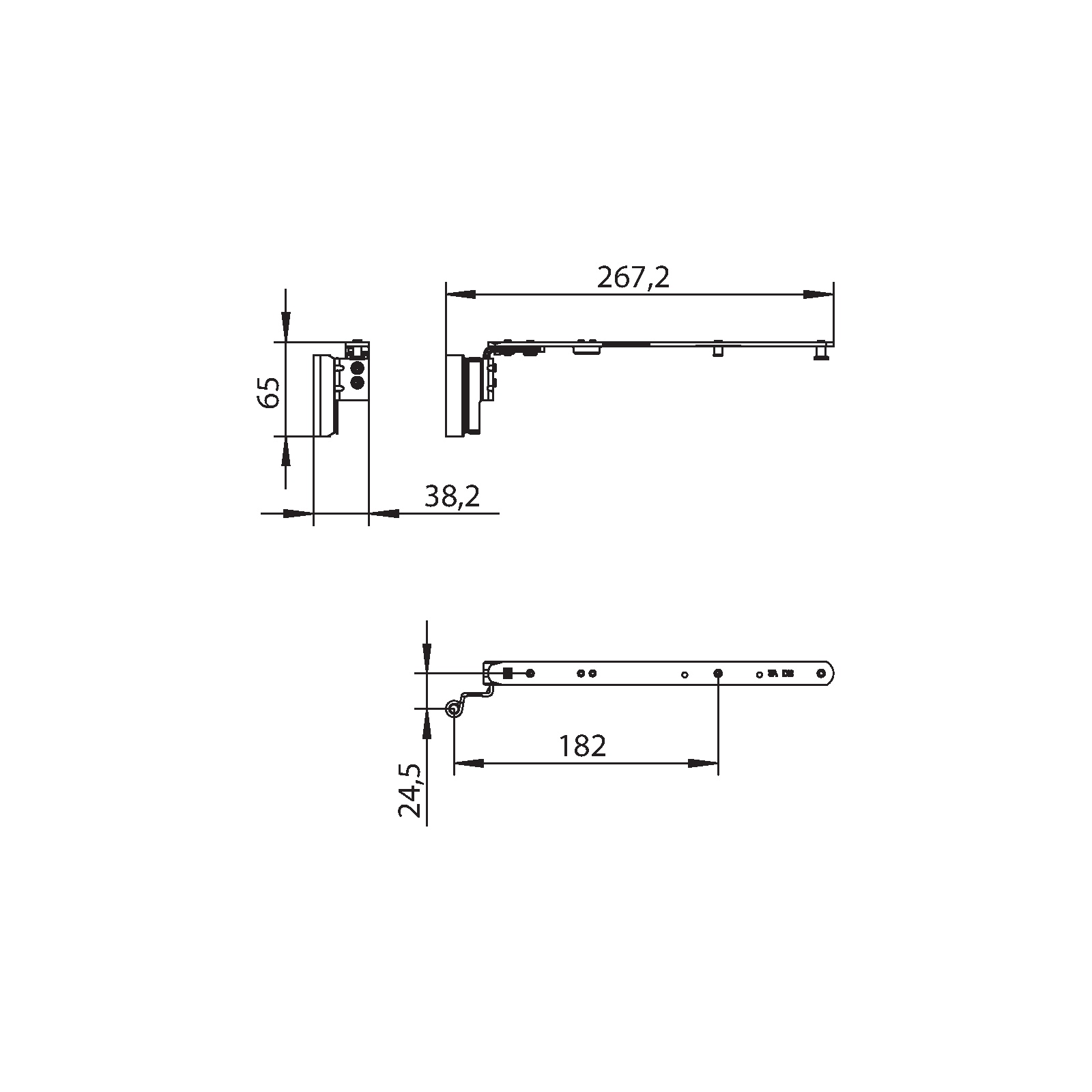 Winkhaus Schere SCO1.21-13.LS.WS