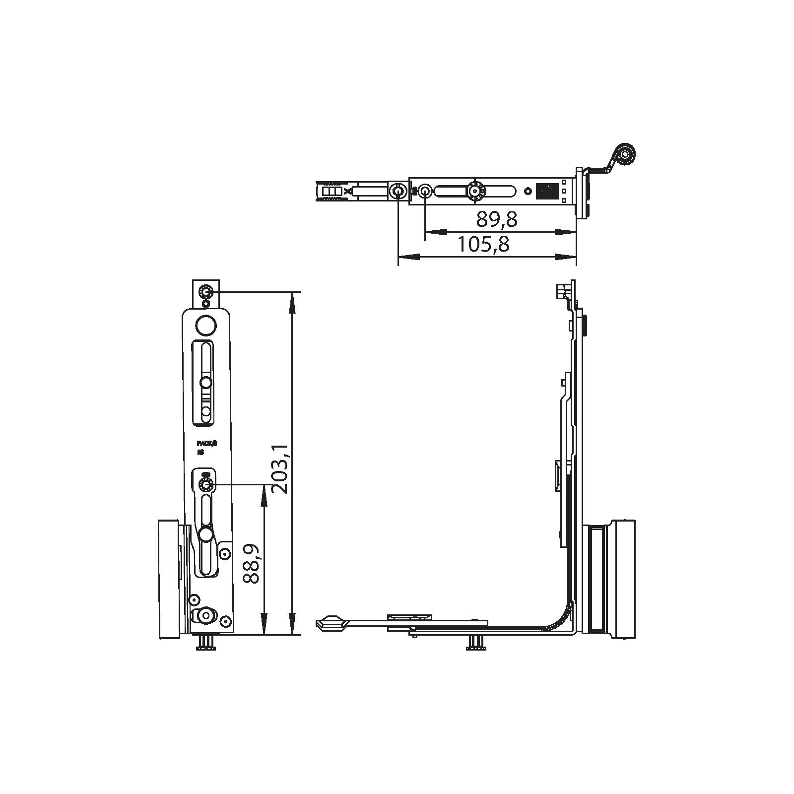 Winkhaus Flügellager FL.C.PADK.18-13.RS.F9