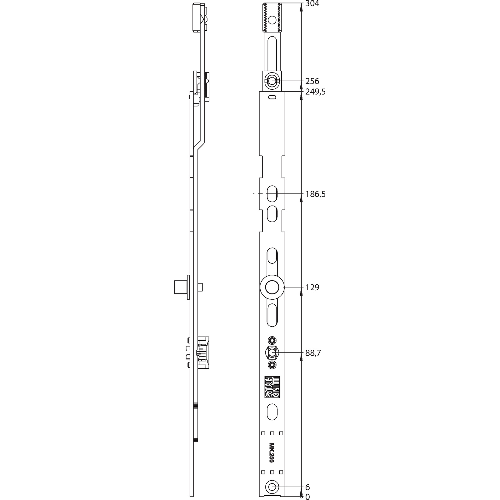 Winkhaus Mittenverriegelung MK.250-1.VEKA.MO.EG