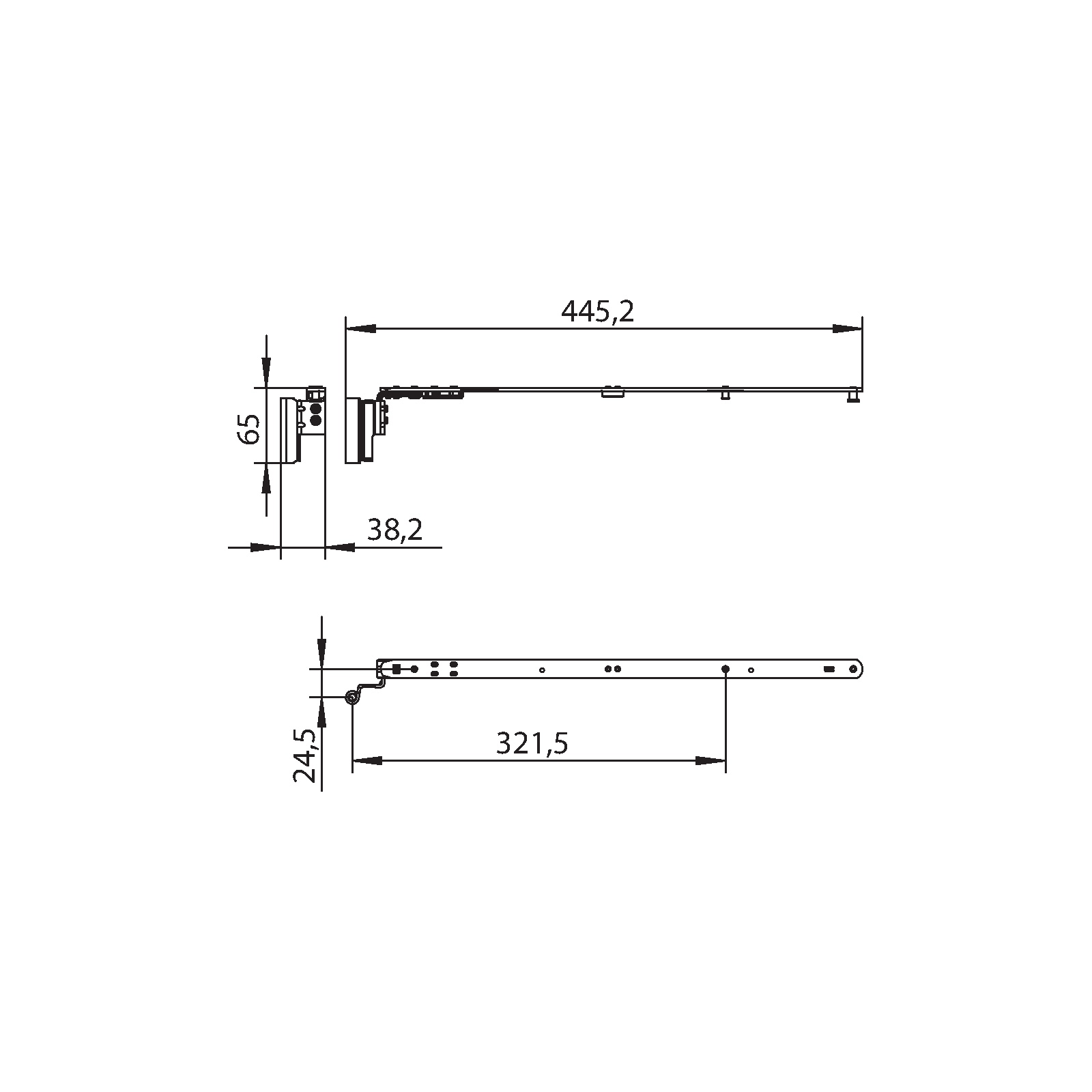 Winkhaus Schere SCO2.22-13.LS.WS
